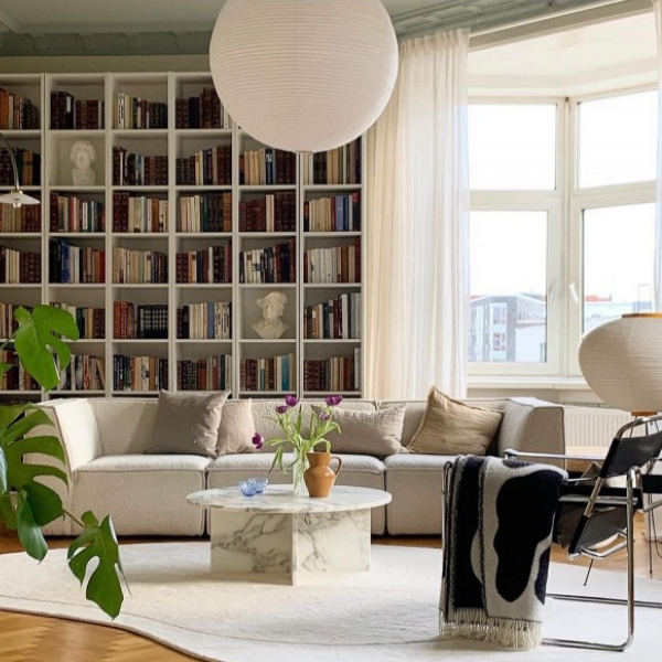 Round Marble Solid Coffee Table