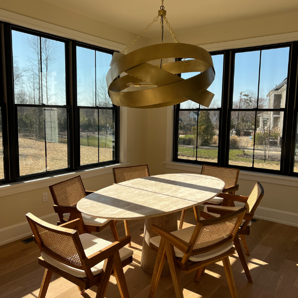 Sofia Travertine Oval Dining Table Italian Model