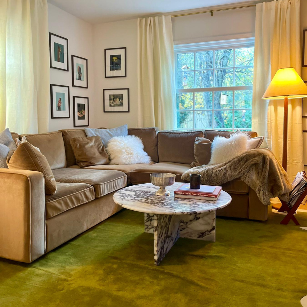 Round Marble Solid Coffee Table