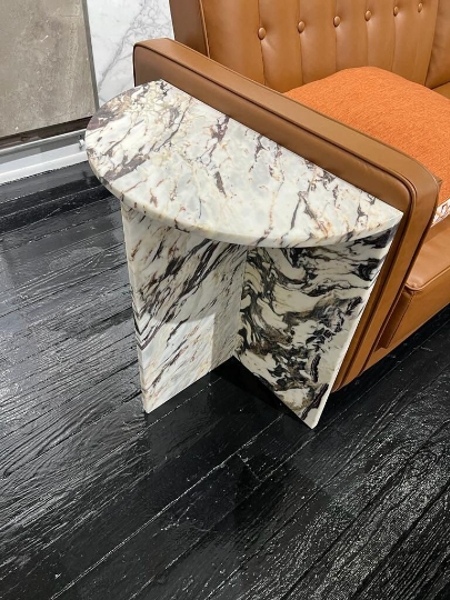Mia Half Moon Side Table
