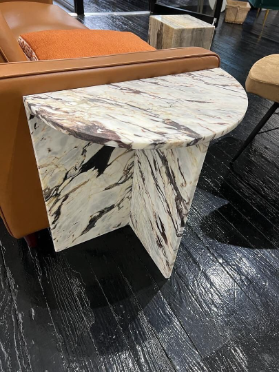 Mia Half Moon Side Table