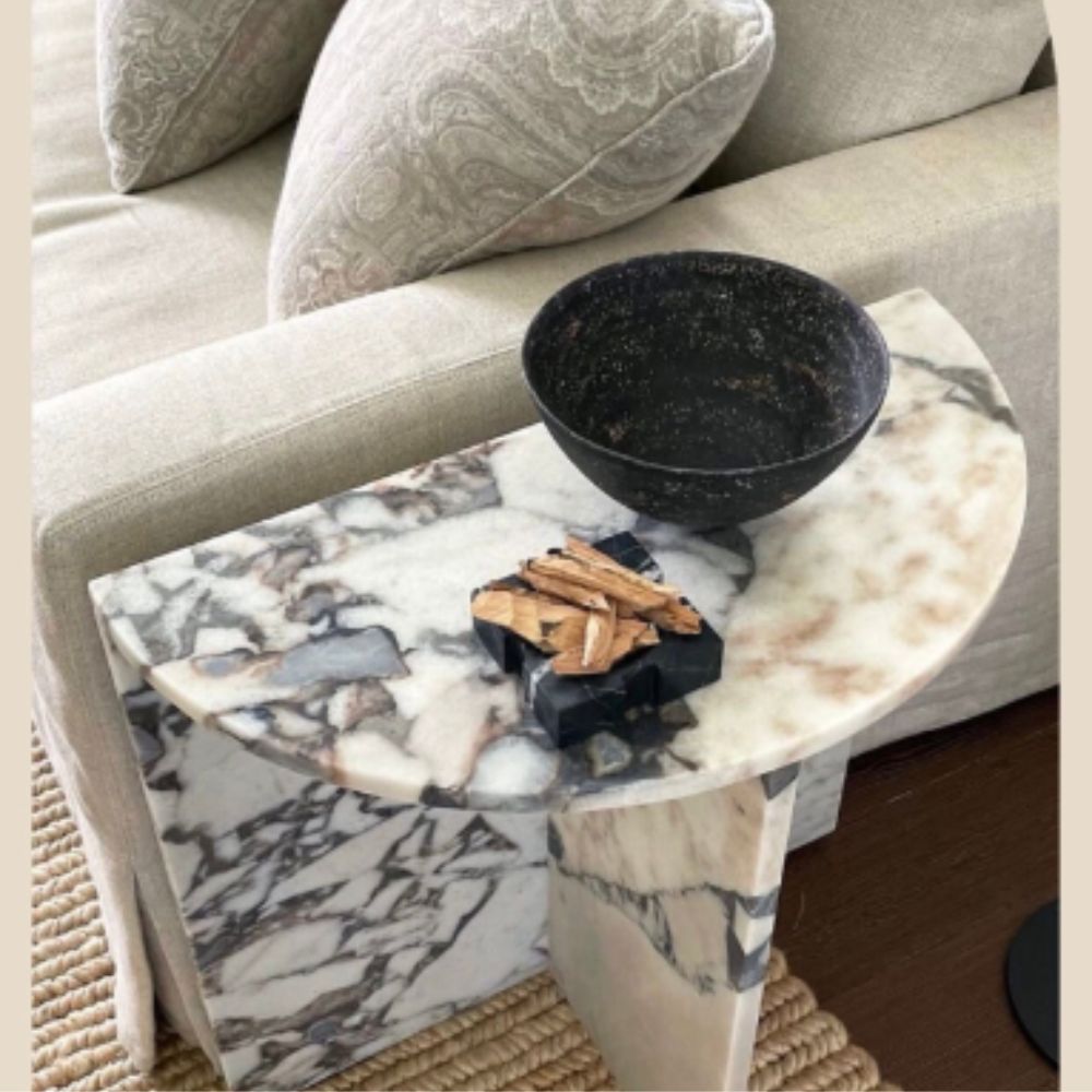 Mia Half Moon Side Table