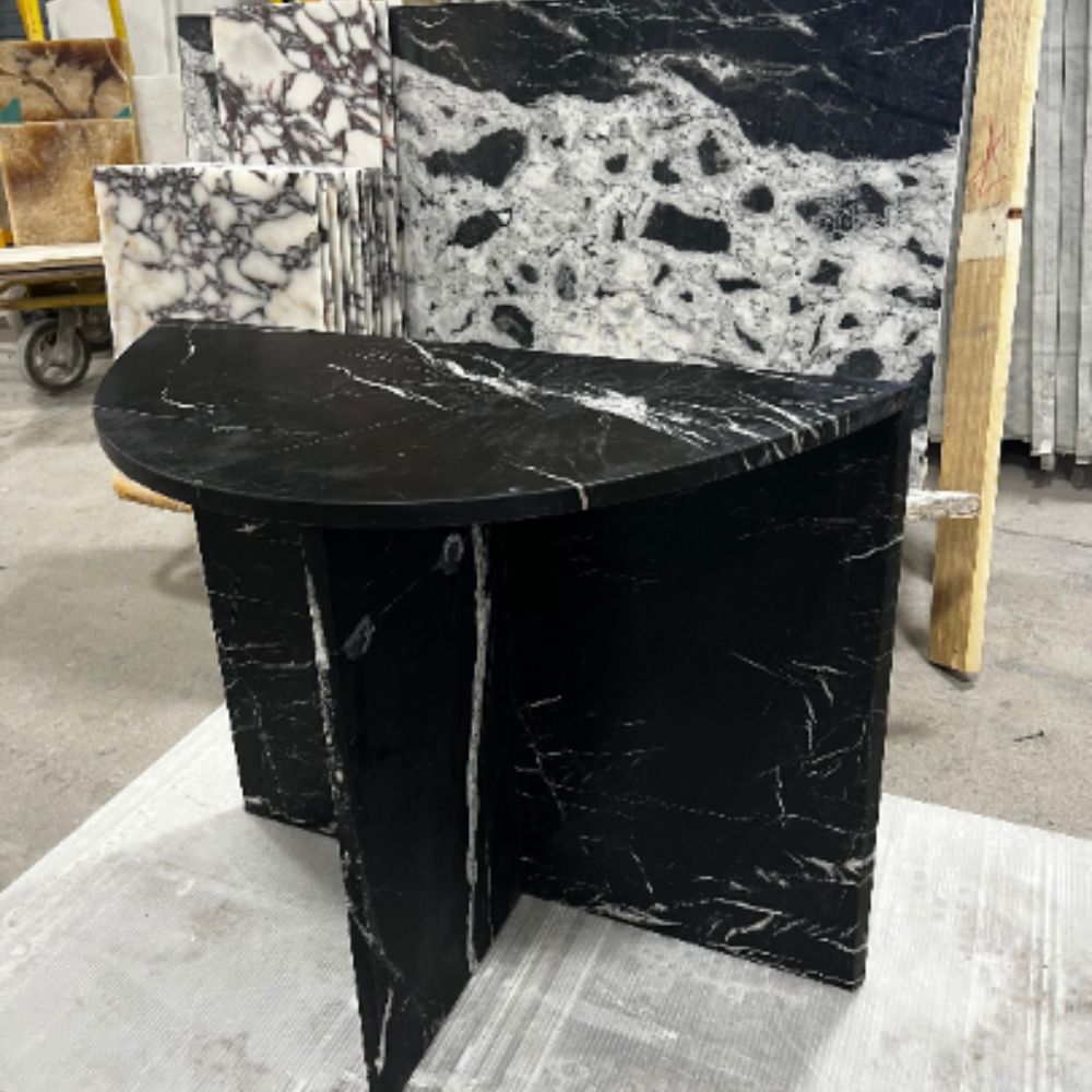 Mia Half Moon Side Table
