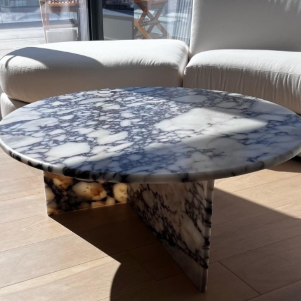 Round Marble Solid Coffee Table