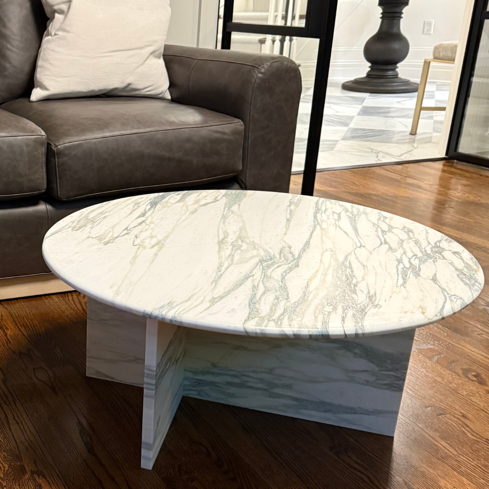 Round Marble Solid Coffee Table