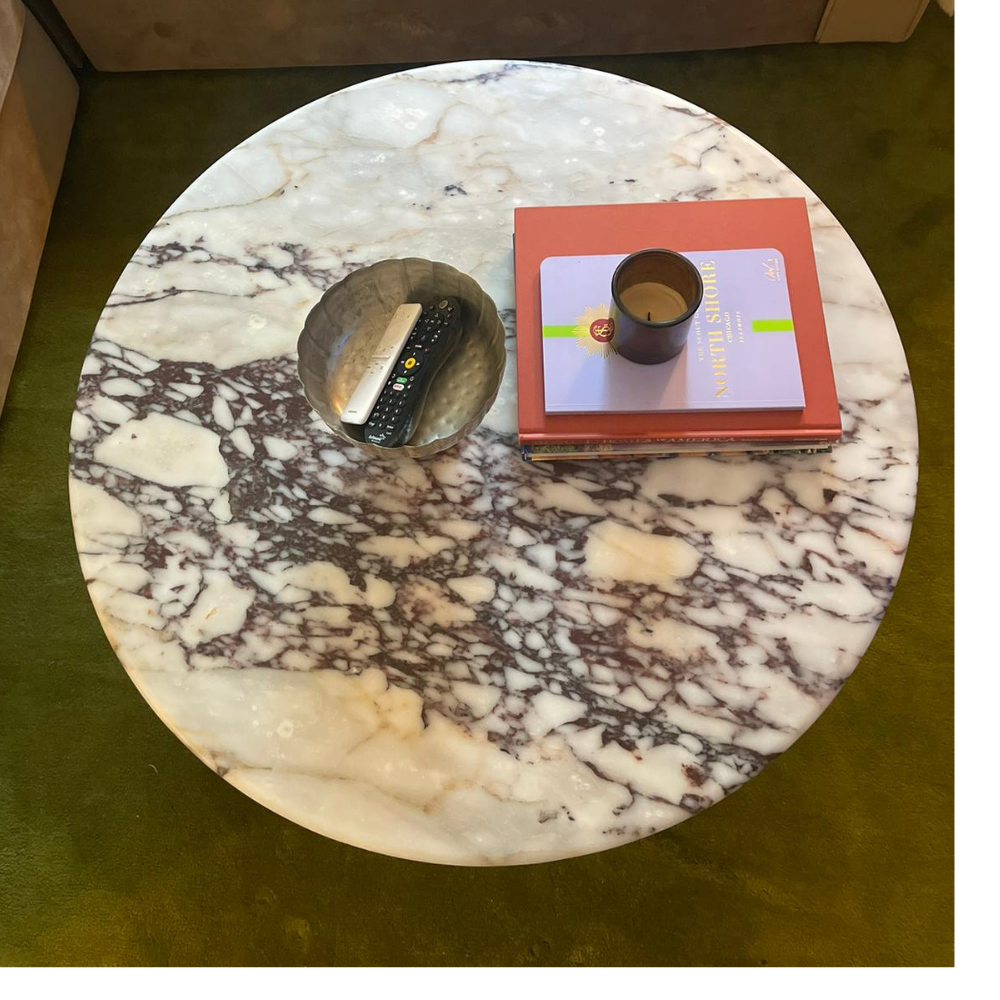 Round Marble Solid Coffee Table