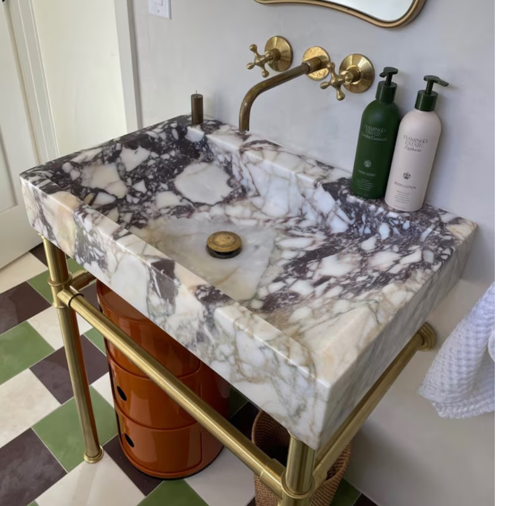 Calacatta Viola Marble Sink / Bathroom Sink